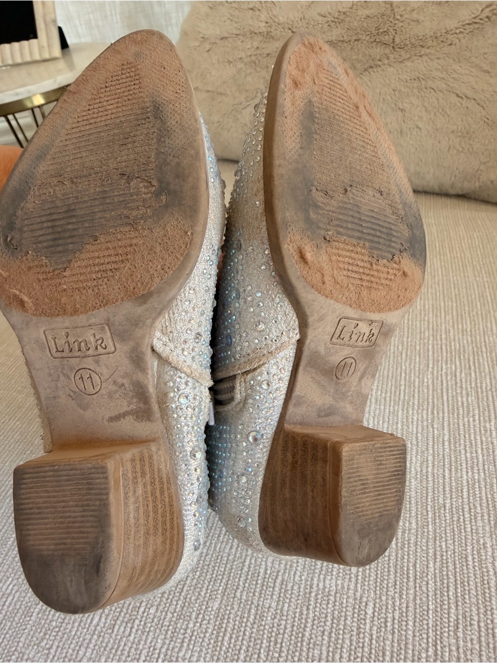 Forever rhinestone western girls pointed toe cowboy boots 11T - Picture 7 of 7